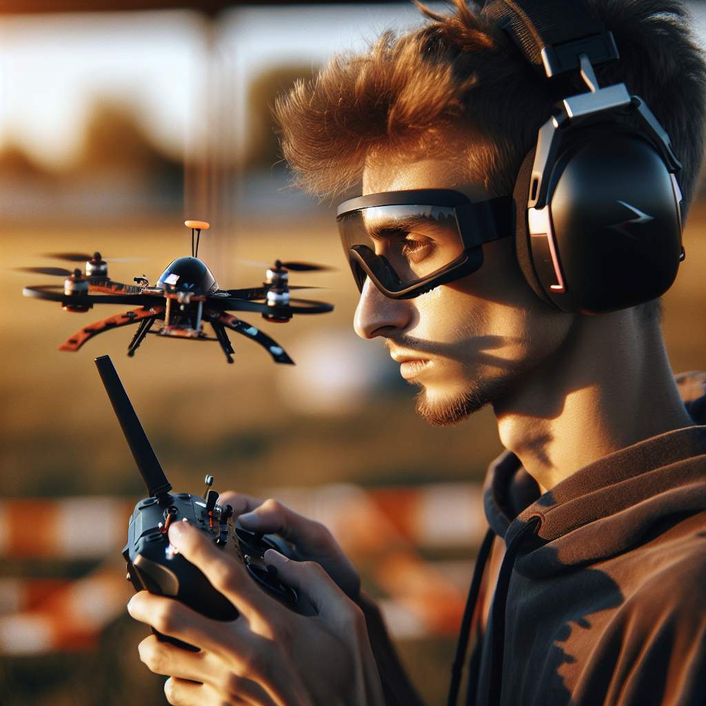 Initiation au pilotage de drone en compétition